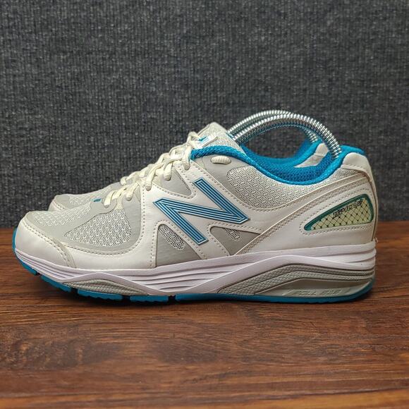 New Balance 1540v2 Running Shoes Womens 8 White Blue Mesh Athletic - Picture 6 of 13
